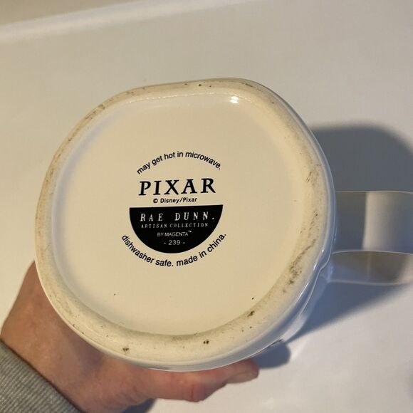 Rae Dunn Monsters Inc Pixar SULLY MIKE Scream Team Double Sided Mug - Picture 2 of 3